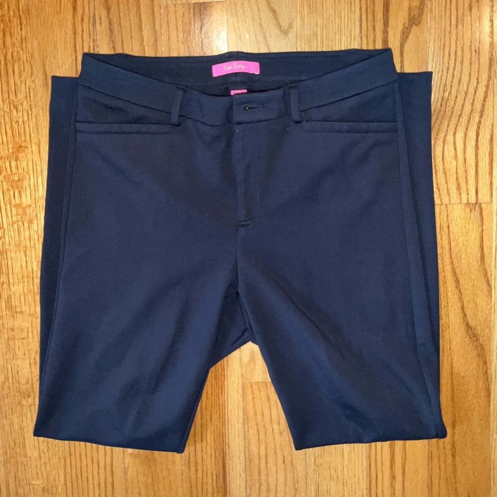 EUC!!—Beautiful LILLY PULITZER Pants, Sz 10, Navy—A Must-Have Closet Staple!